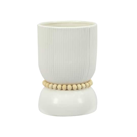 7.8&#x22; White Goblet Vase by Ashland&#xAE;